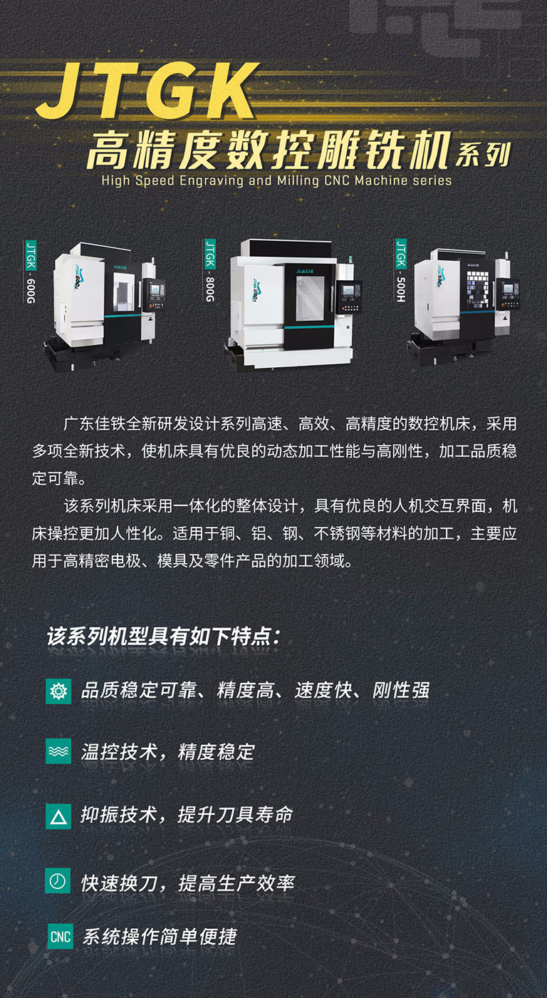 佳鐵高精度數(shù)控雕銑機 佳鐵高精度數(shù)控雕銑機